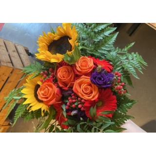 Blumenstrauß leuchtende Farben 25€